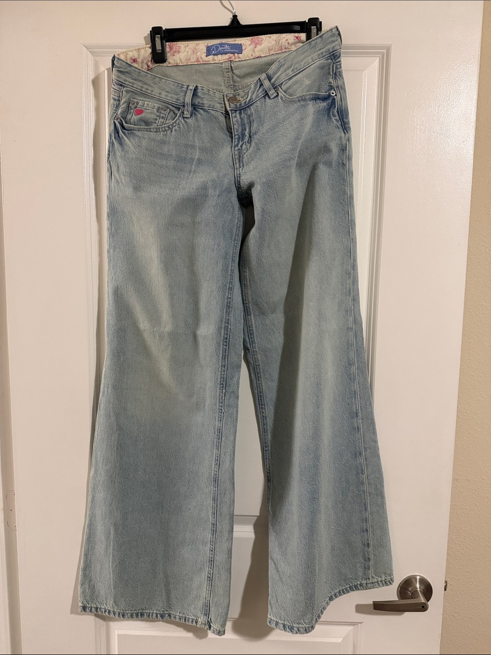 Aeropostale Light Blue Wide-Leg Women's Jeans